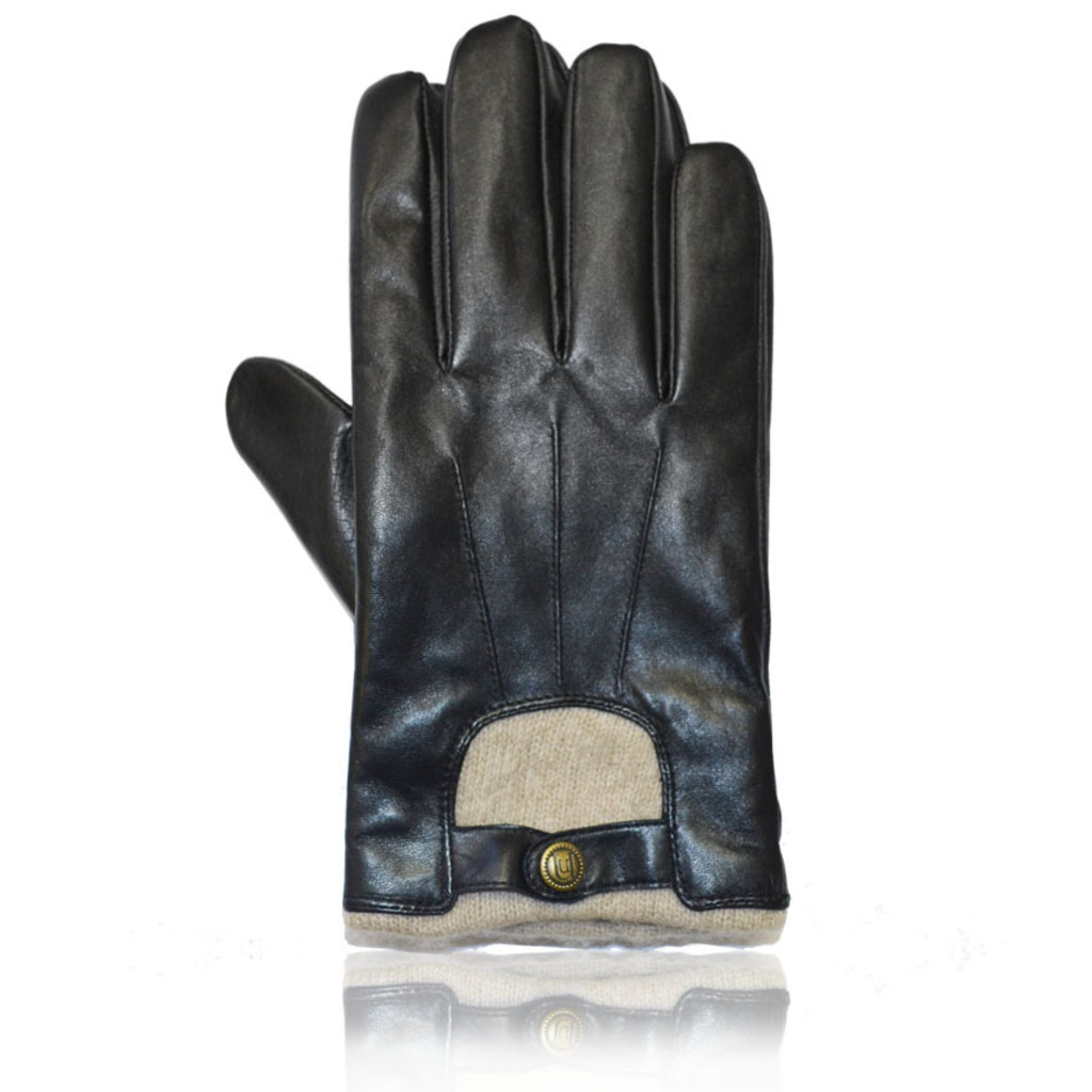 Uunique Lederen Touchscreen Handschoenen - Heren (maat L/XL) - Afbeelding 5