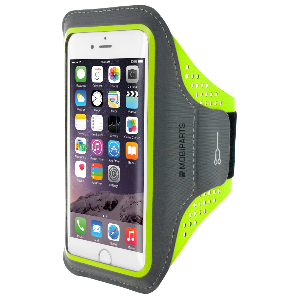 Mobiparts Comfort Fit Sport Armband Size M Neon Green - Afbeelding 7