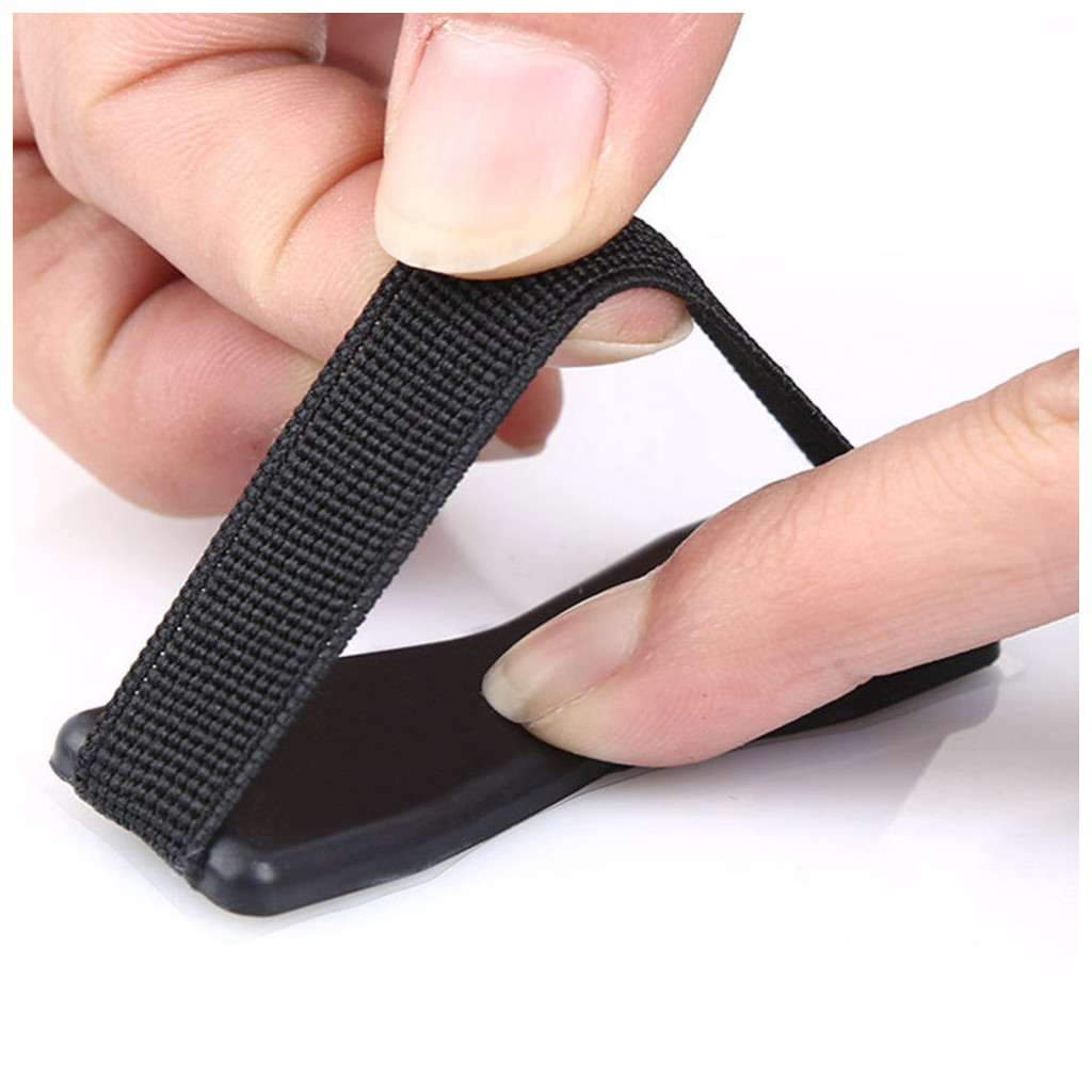 Mobiparts Smartphone & Tablet Elastic Grip Handle Black - Afbeelding 5