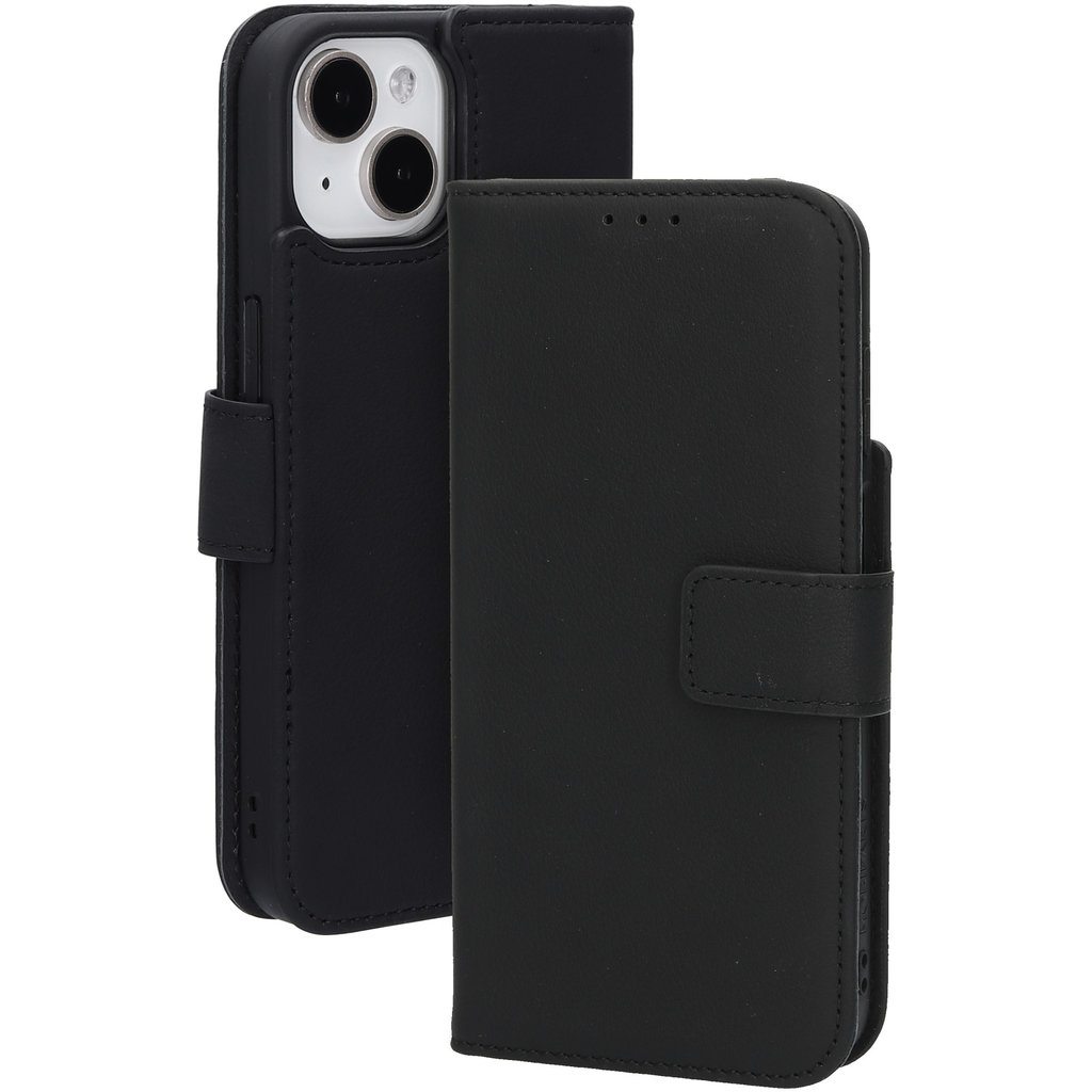 Mobiparts Leather Wallet Case Apple iPhone 15/14/13 Black (MagSafe Compatible) - Afbeelding 2