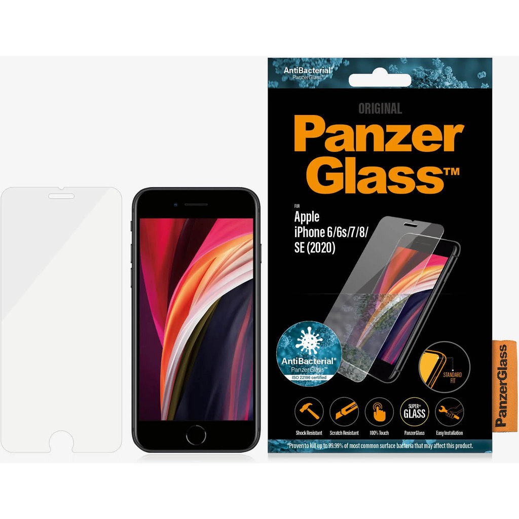 PanzerGlass Apple iPhone 6/6s/7/8/SE (2020/2022) Super+ Glass - Afbeelding 9