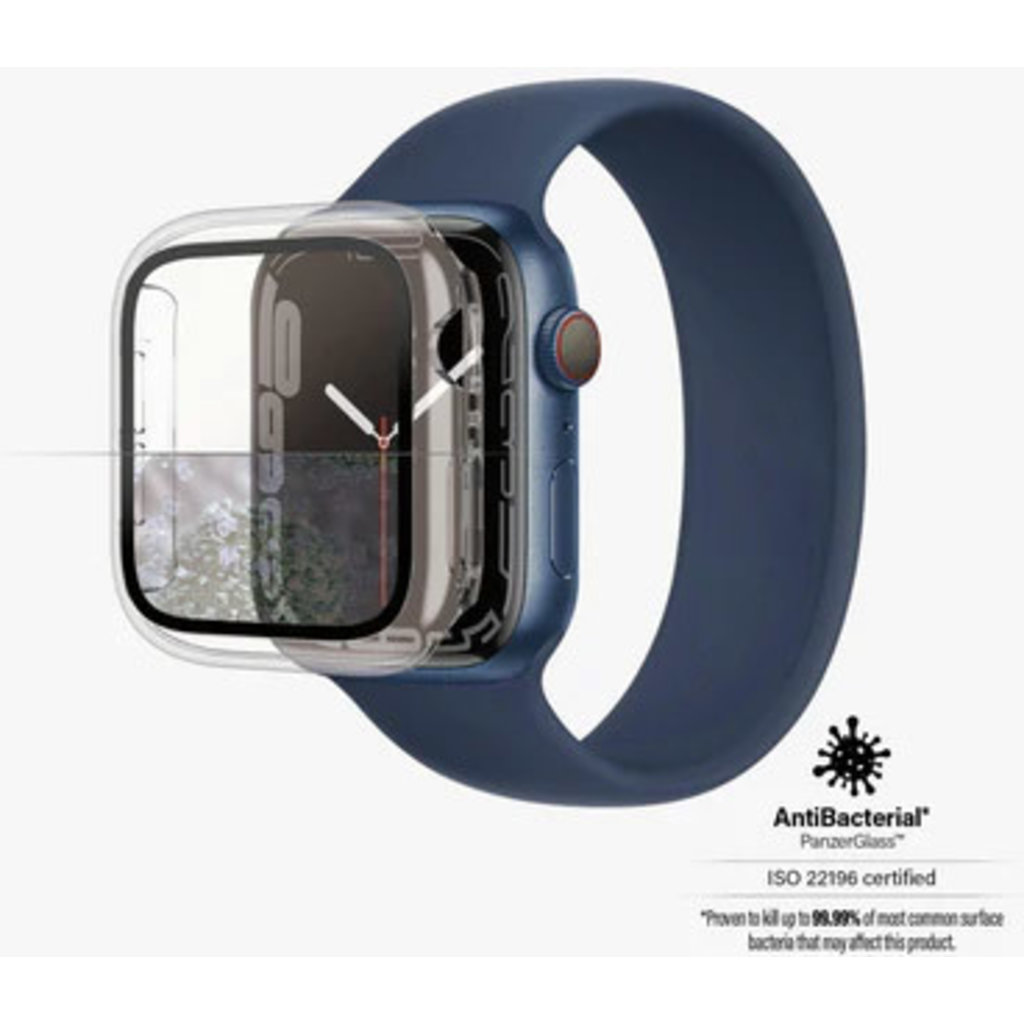 PanzerGlass Full Body Apple Watch 7 45 mm - Clear - Anti-Bacterial - Afbeelding 9
