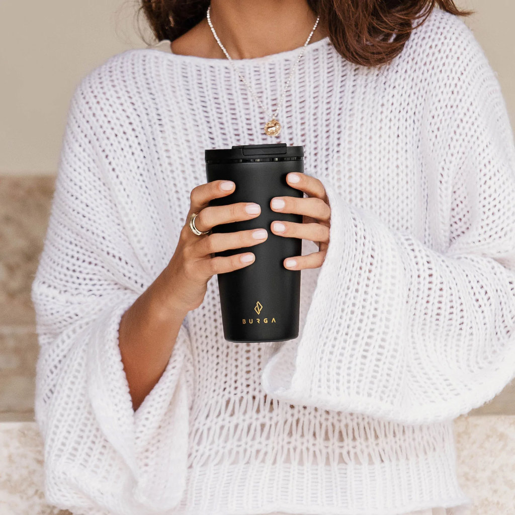 Burga Coffee Mug - Black - Afbeelding 15