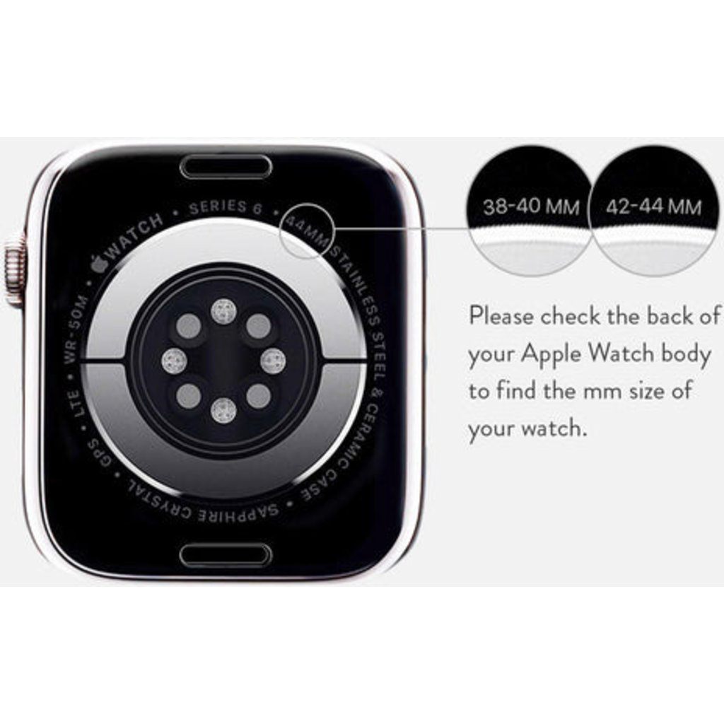 Burga Apple Watch Band Metal Mesh Gold 42mm / 44mm / 45mm - Afbeelding 11