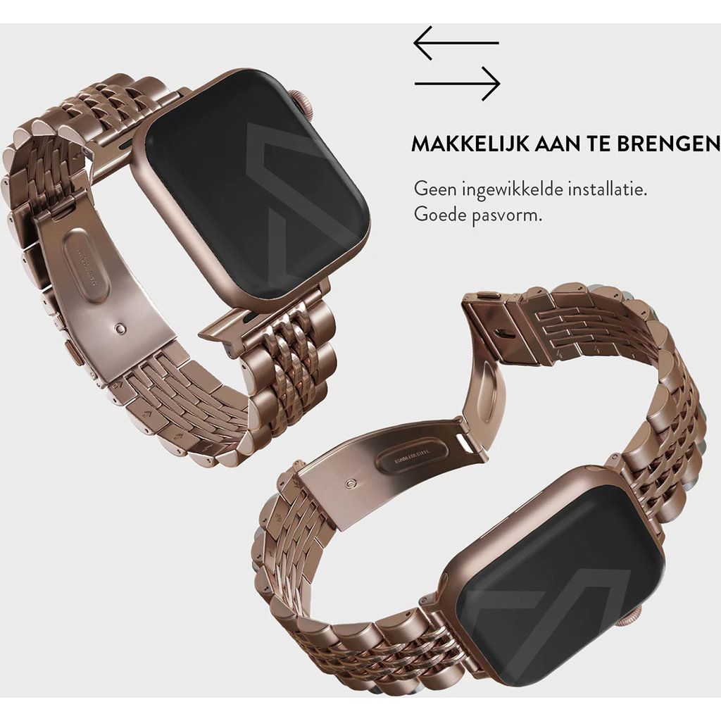 Burga Apple Watch Band Chic Royal Rose Gold 38mm / 40mm / 41mm - Afbeelding 7