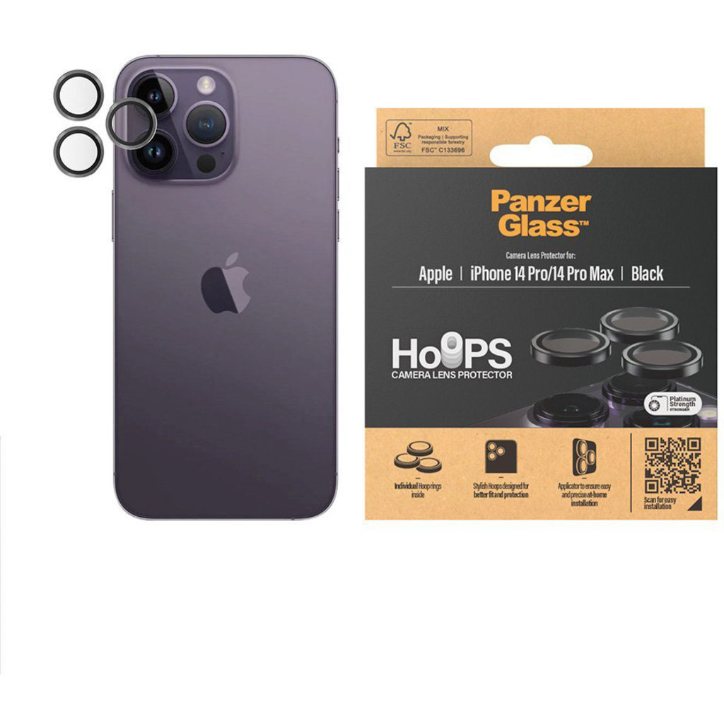 PanzerGlass Hoops Rings Apple iPhone 14 Pro/14 Pro Max - Afbeelding 3