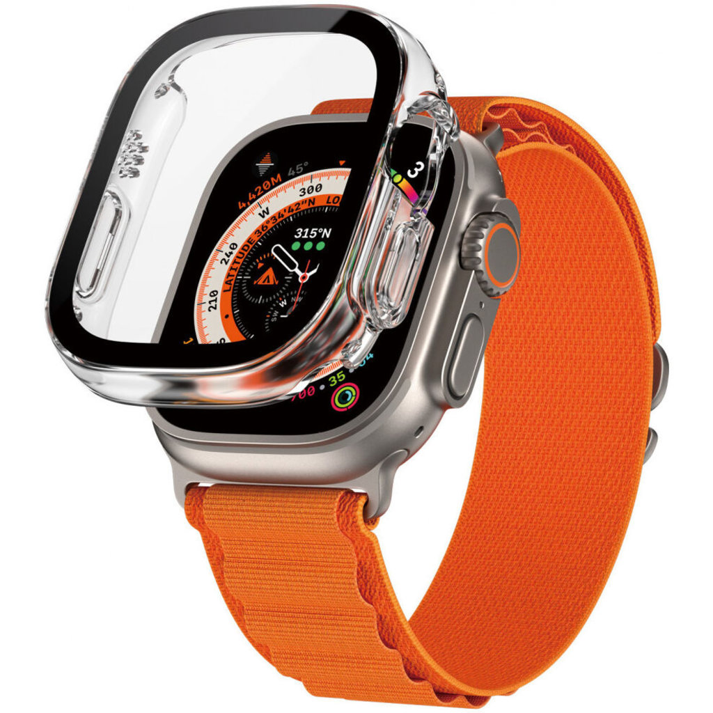PanzerGlass Full Body Apple Watch Ultra 2/Ultra 49 mm - Clear with D3O - Afbeelding 5
