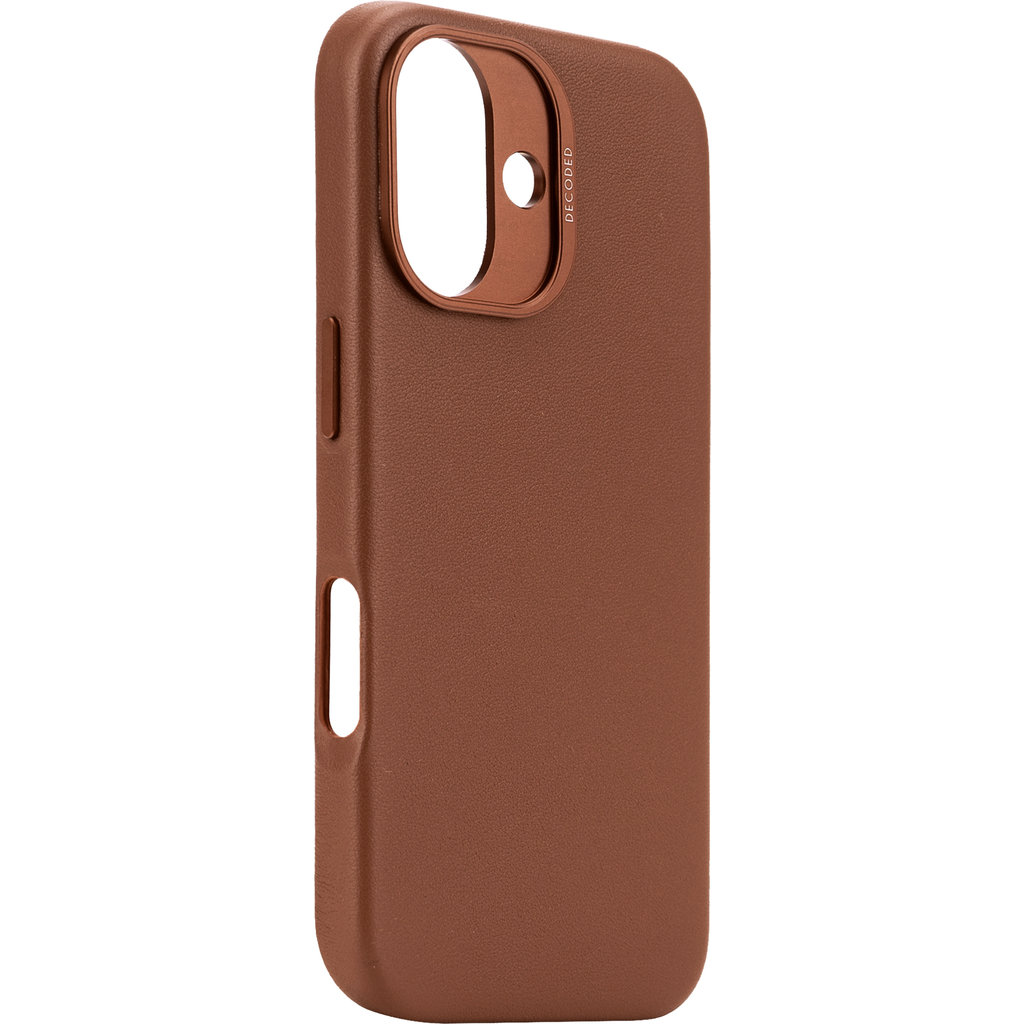 Decoded Leather Backcover Apple iPhone 16 Tan - Afbeelding 2