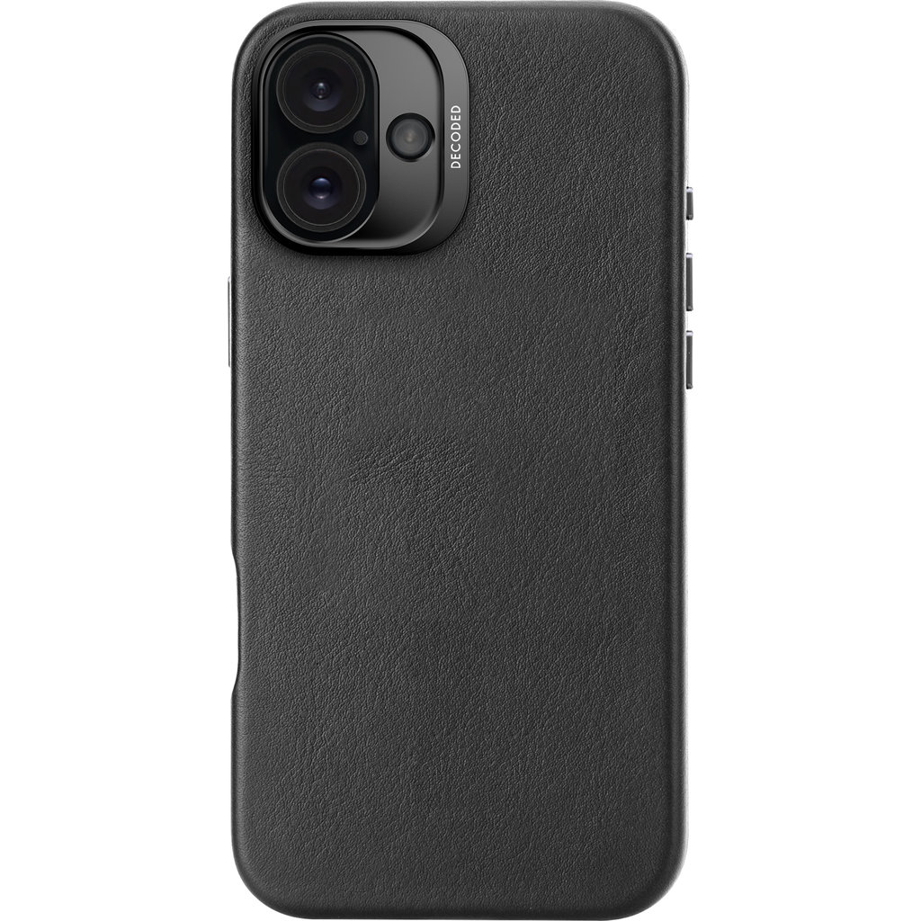 Decoded Leather Backcover Apple iPhone 16 Plus Black - Afbeelding 4