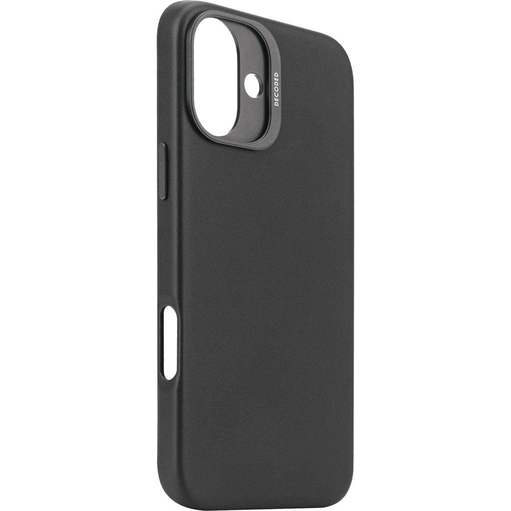 Decoded Leather Backcover Apple iPhone 16 Plus Black - Afbeelding 2