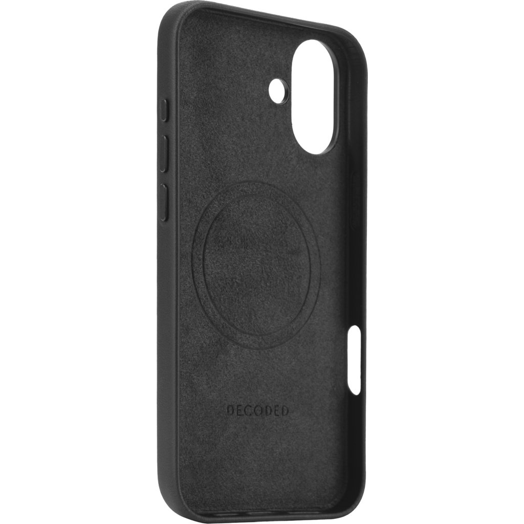 Decoded Leather Backcover Apple iPhone 16 Plus Black - Afbeelding 3