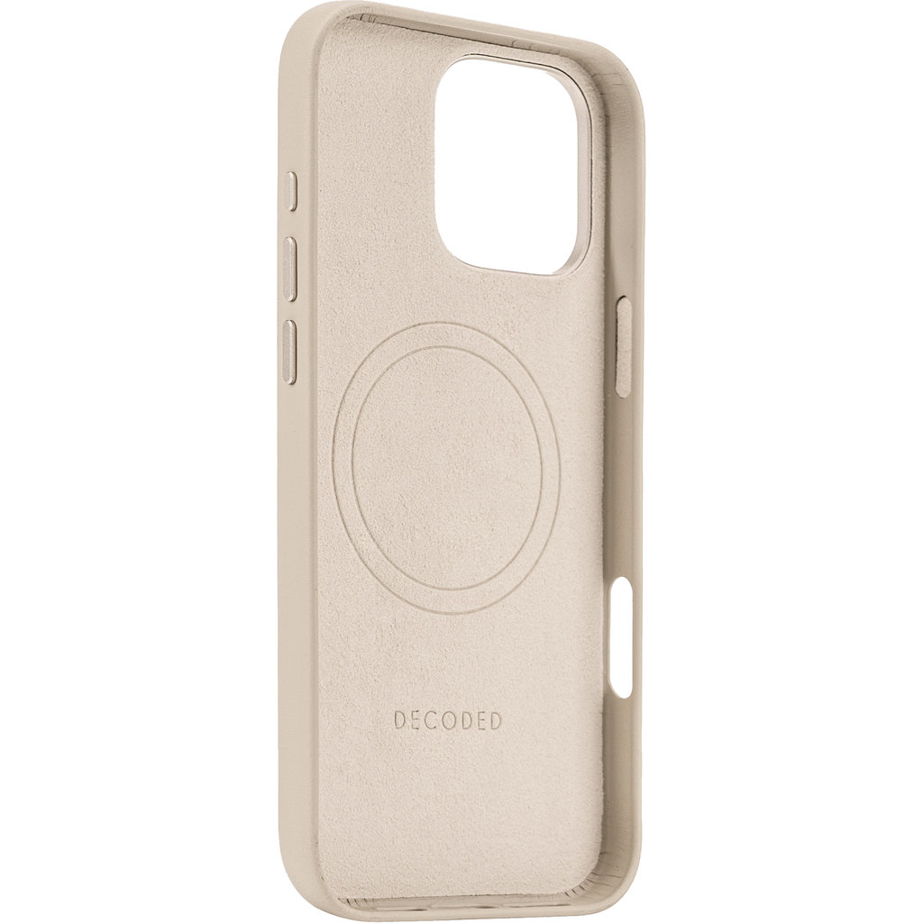 Decoded Leather Backcover Apple iPhone 16 Pro Max Clay - Afbeelding 3