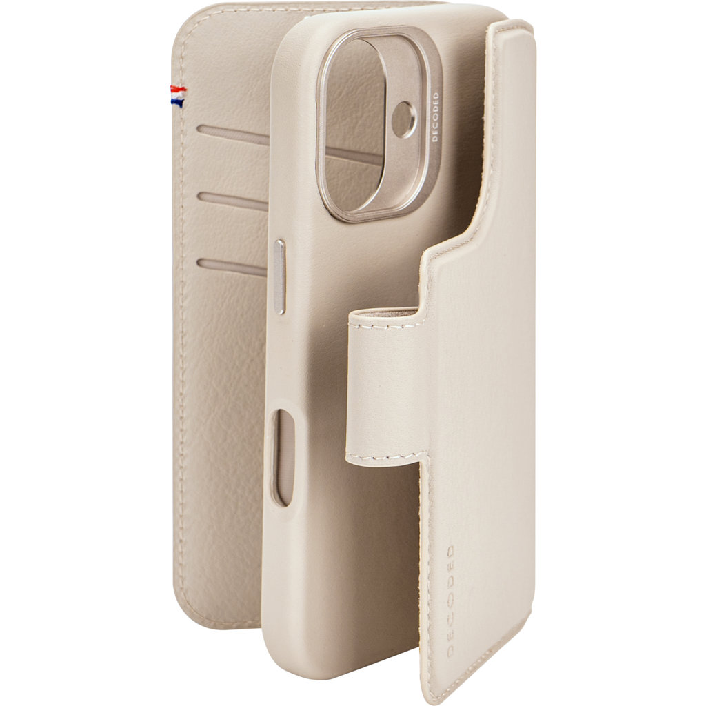 Decoded Leather Detachable Wallet Apple iPhone 16 Clay - Afbeelding 2