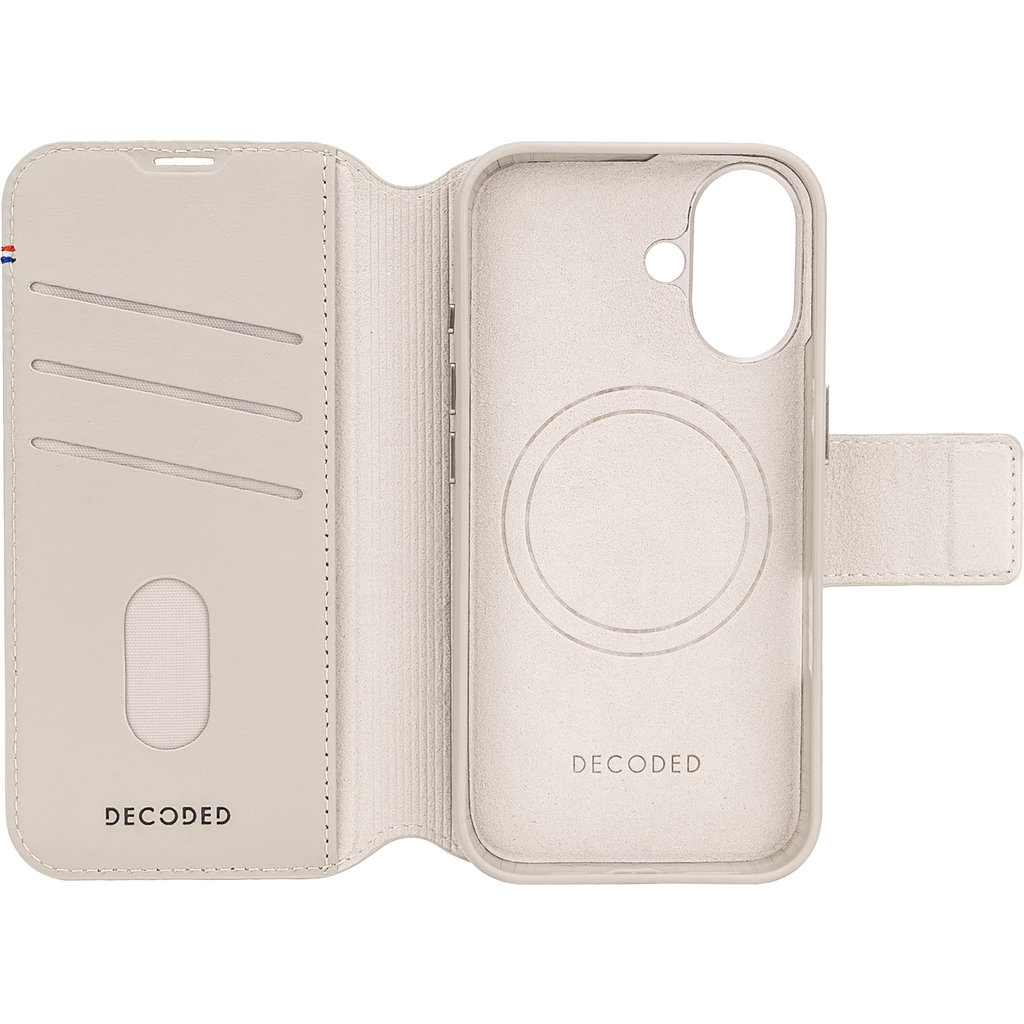 Decoded Leather Detachable Wallet Apple iPhone 16 Clay - Afbeelding 4
