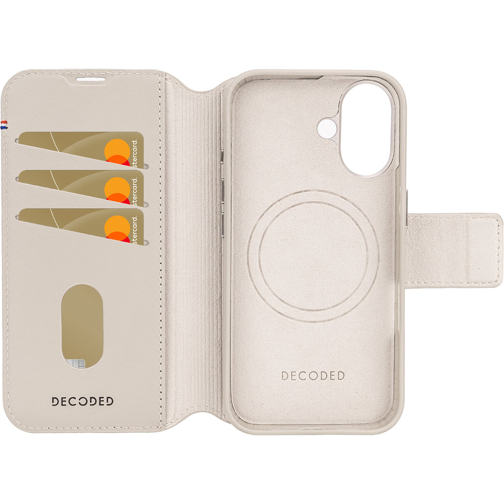 Decoded Leather Detachable Wallet Apple iPhone 16 Clay - Afbeelding 5