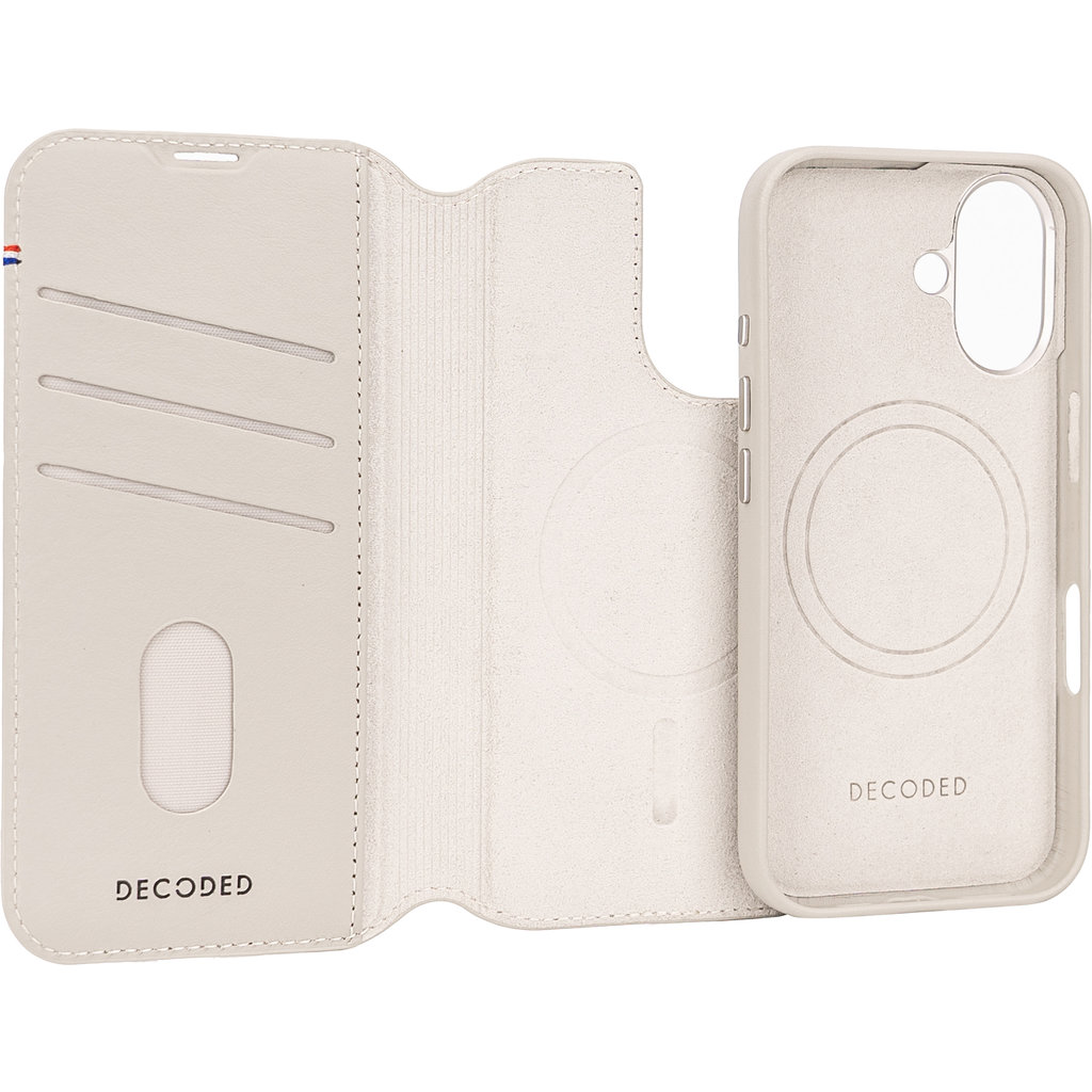 Decoded Leather Detachable Wallet Apple iPhone 16 Clay - Afbeelding 6