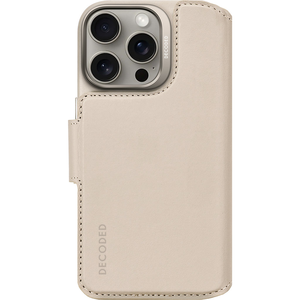 Decoded Leather Detachable Wallet Apple iPhone 16 Pro Clay - Afbeelding 7