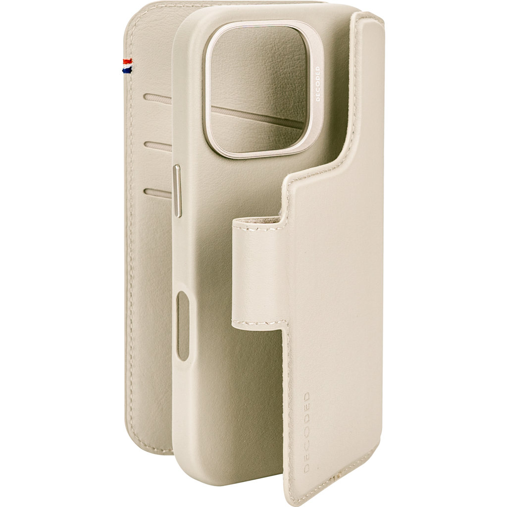Decoded Leather Detachable Wallet Apple iPhone 16 Pro Clay - Afbeelding 2