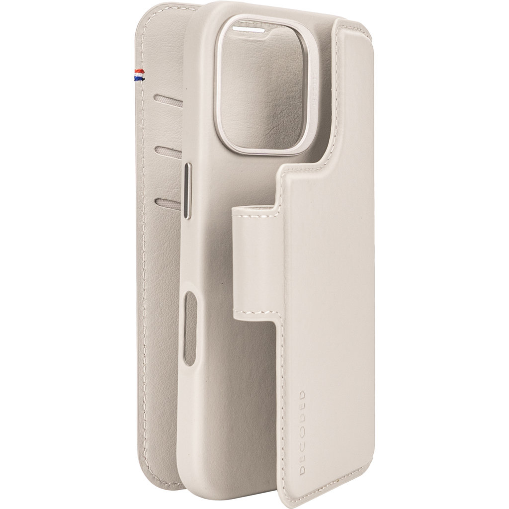 Decoded Leather Detachable Wallet Apple iPhone 16 Pro Clay - Afbeelding 5