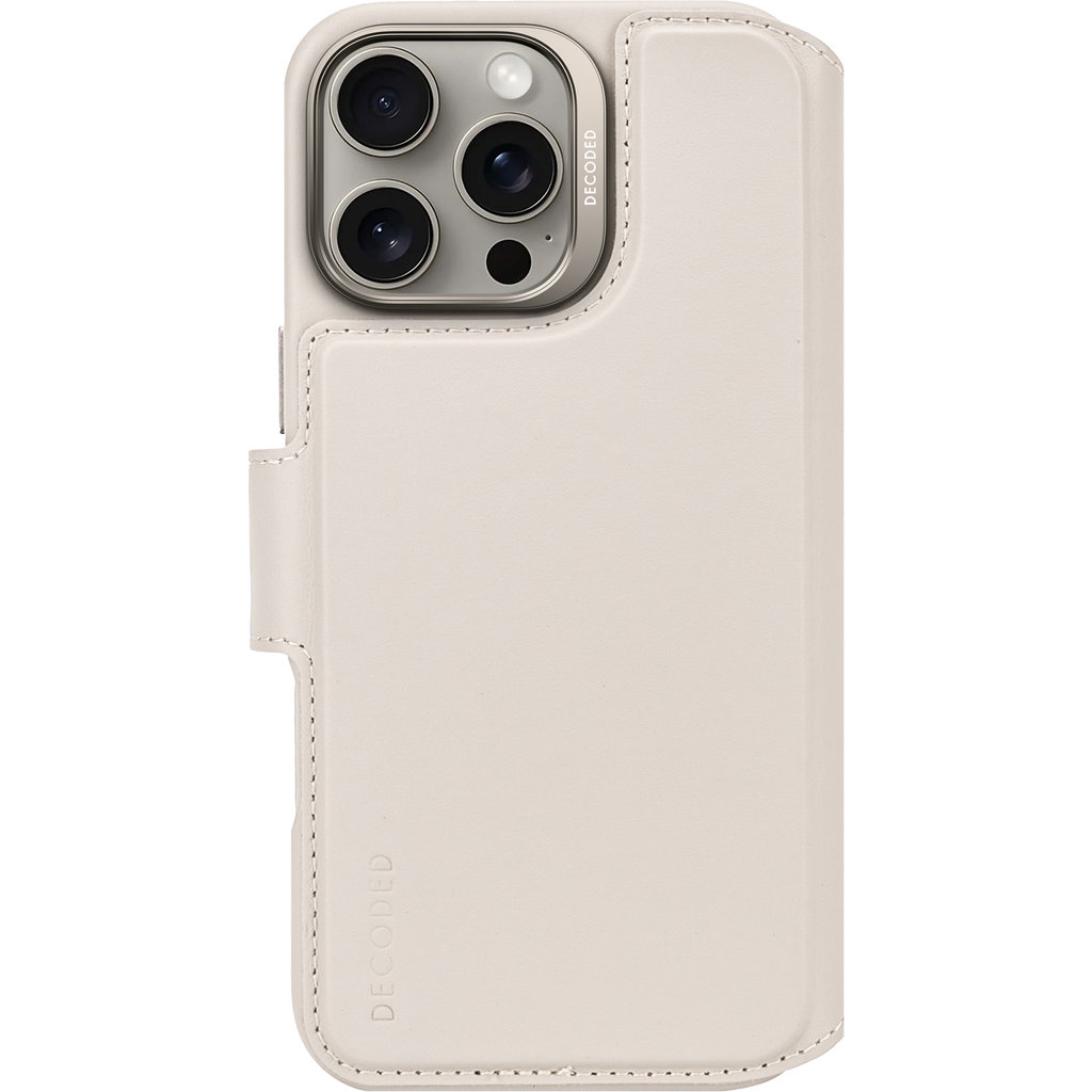 Decoded Leather Detachable Wallet Apple iPhone 16 Pro Max Clay - Afbeelding 9