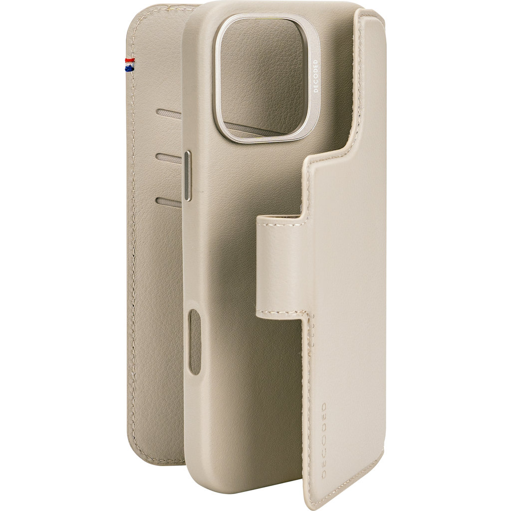 Decoded Leather Detachable Wallet Apple iPhone 16 Pro Max Clay - Afbeelding 2