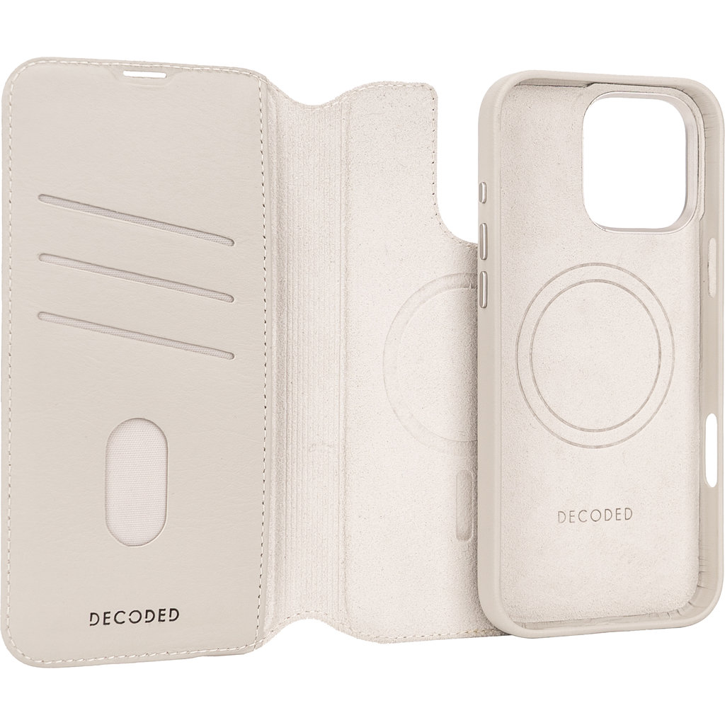 Decoded Leather Detachable Wallet Apple iPhone 16 Pro Max Clay - Afbeelding 6