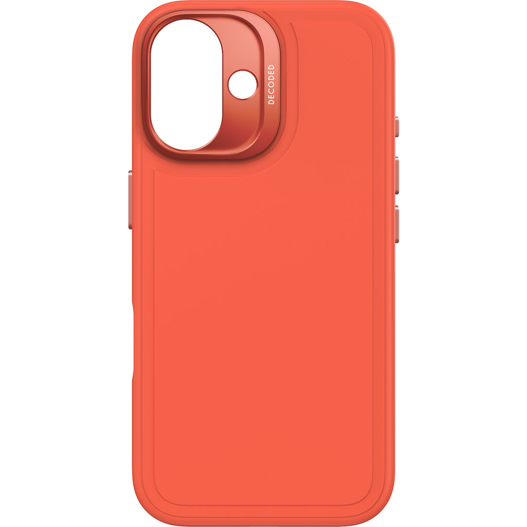 Decoded Silicone Stacks Backcover Apple iPhone 16 Tangerine - Afbeelding 2