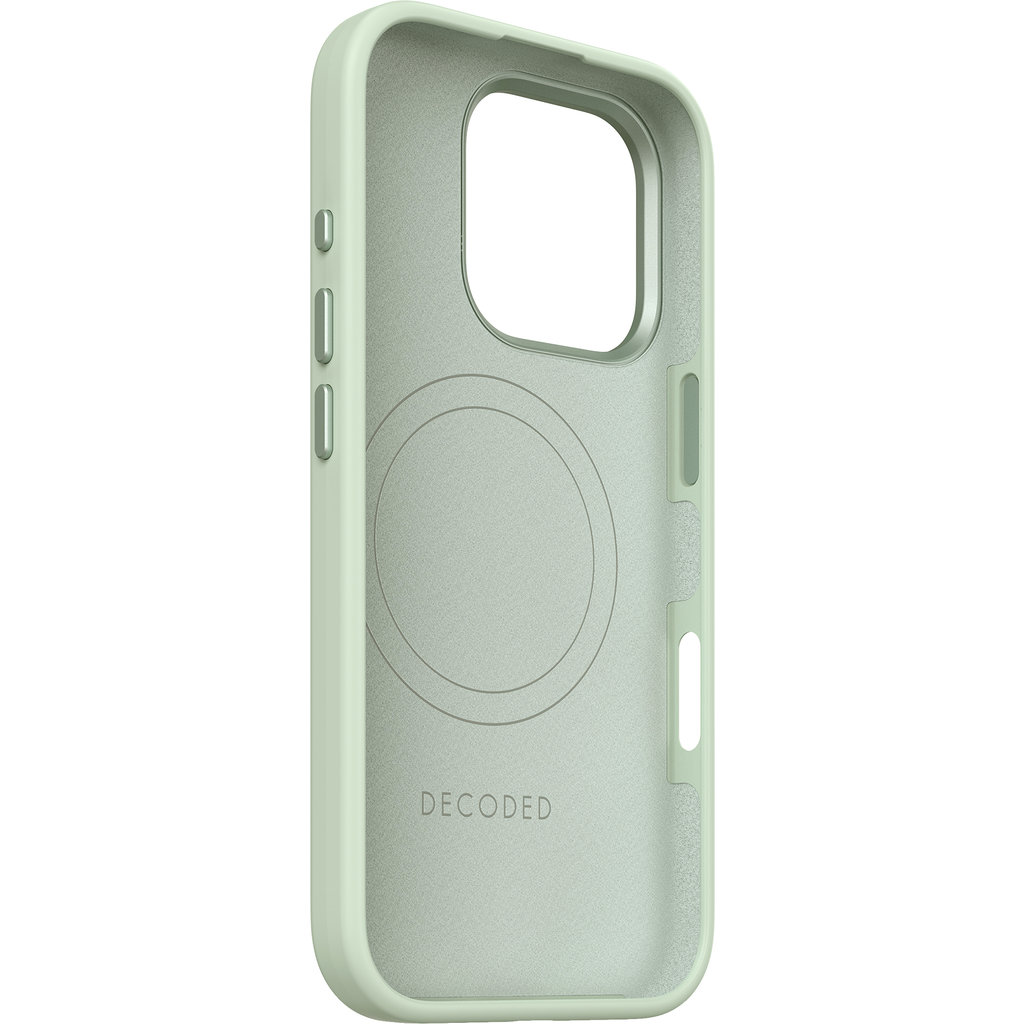 Decoded Silicone Stacks Backcover Apple iPhone 16 Pro Mist Green - Afbeelding 2
