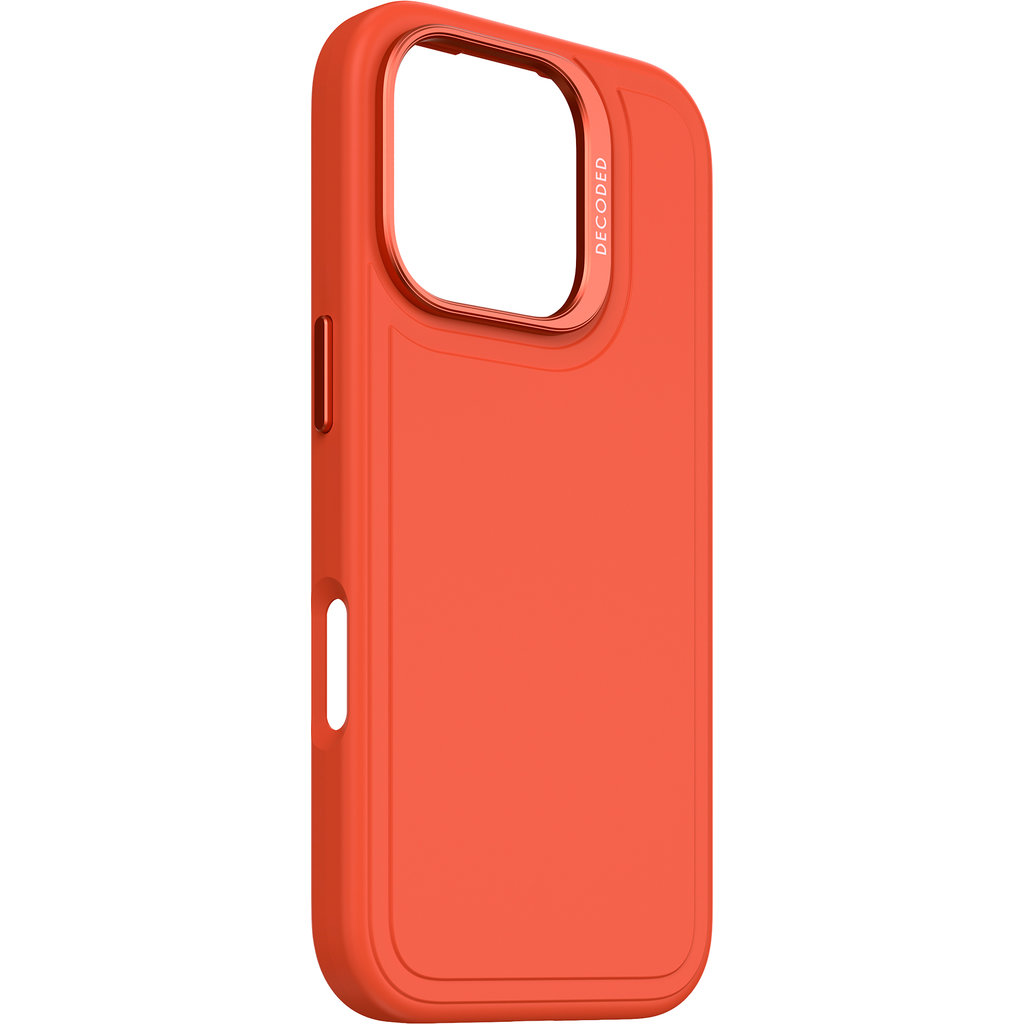 Decoded Silicone Stacks Backcover Apple iPhone 16 Pro Tangerine - Afbeelding 2
