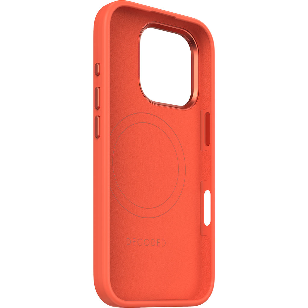 Decoded Silicone Stacks Backcover Apple iPhone 16 Pro Tangerine - Afbeelding 3