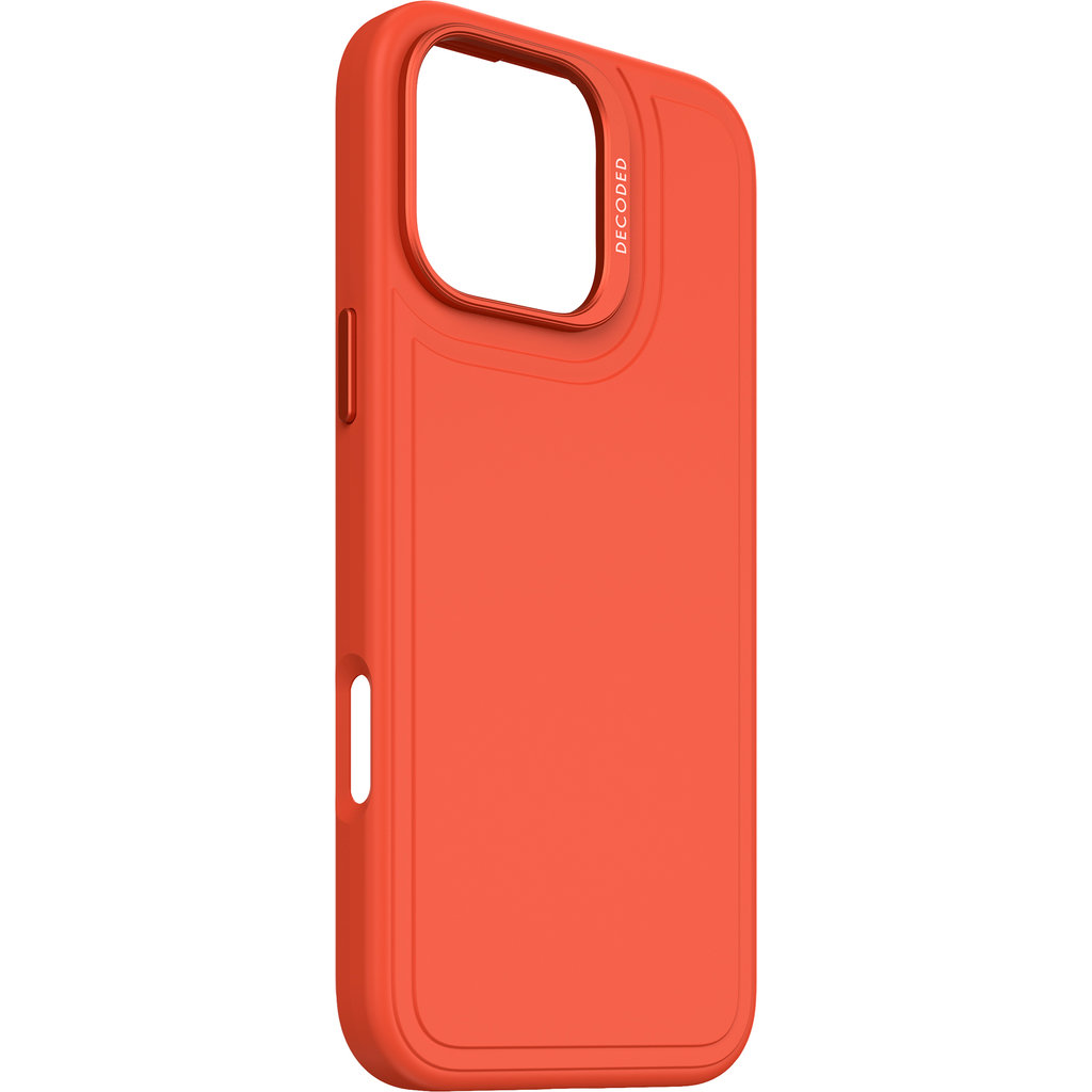 Decoded Silicone Stacks Backcover Apple iPhone 16 Pro Max Tangerine - Afbeelding 2