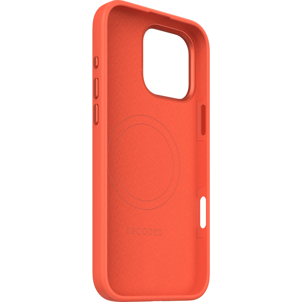 Decoded Silicone Stacks Backcover Apple iPhone 16 Pro Max Tangerine - Afbeelding 3