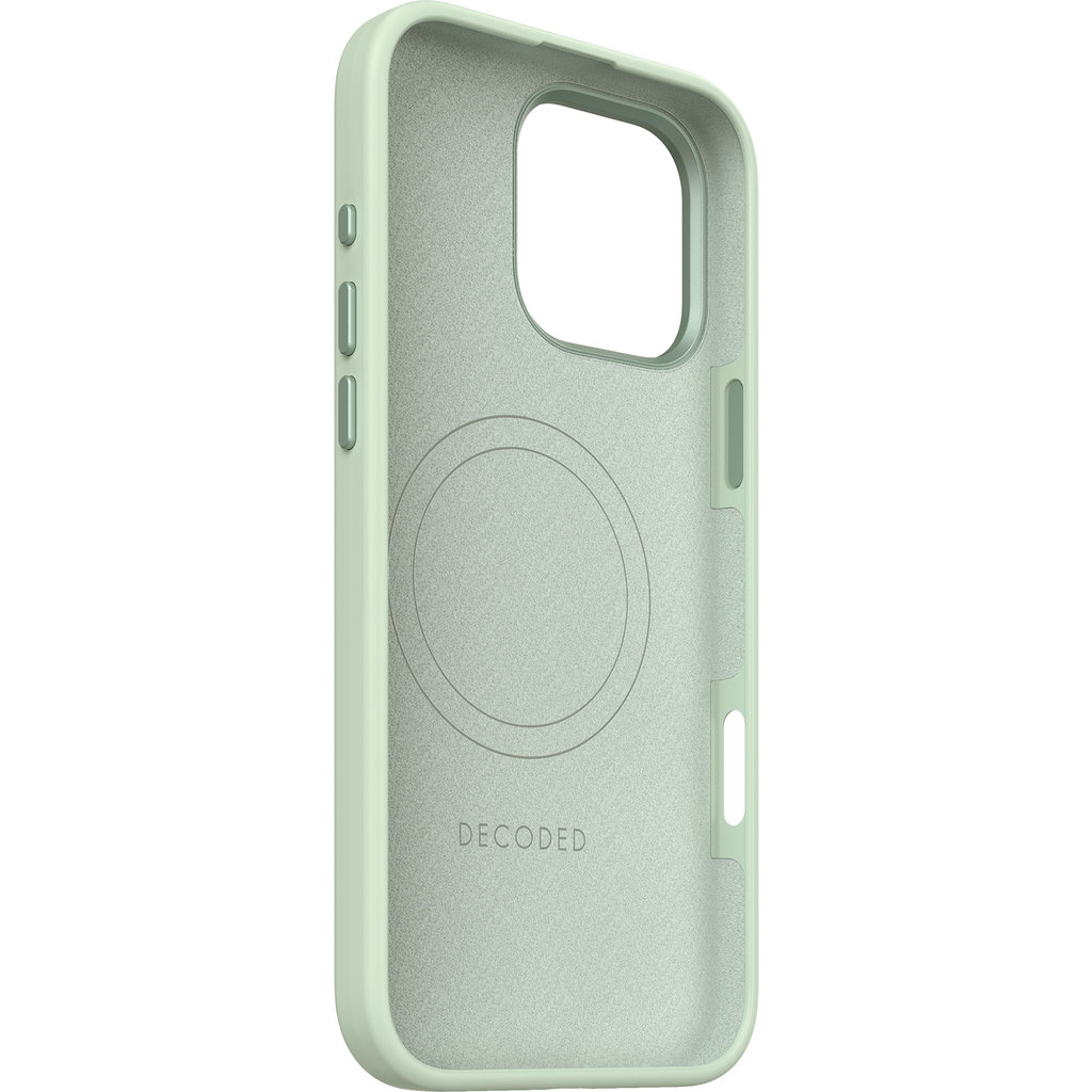 Decoded Silicone Stacks Backcover Apple iPhone 16 Pro Max Mist Green - Afbeelding 2