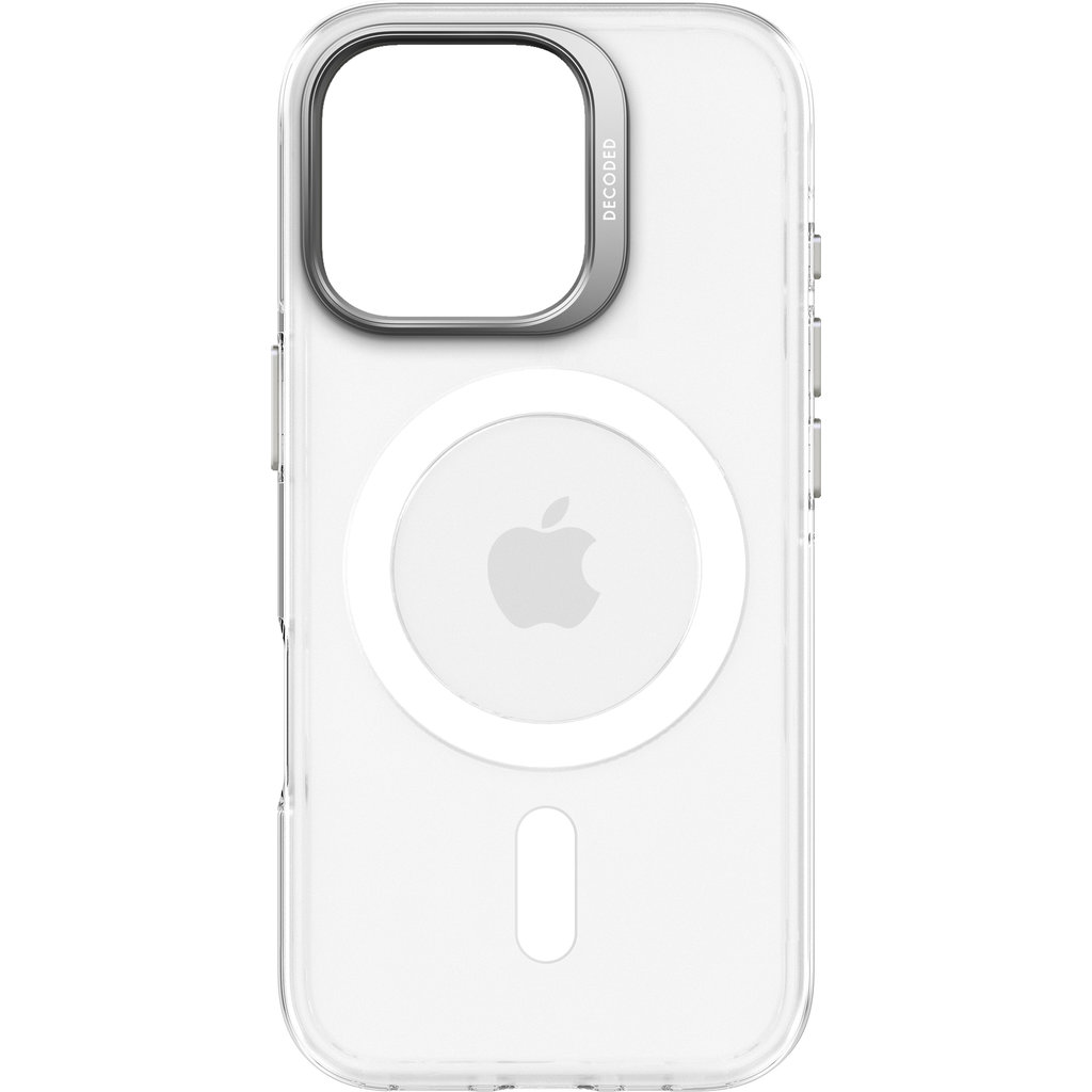 Decoded Recycled Plastic Transparent Backcover Apple iPhone 16 Pro Frosted White