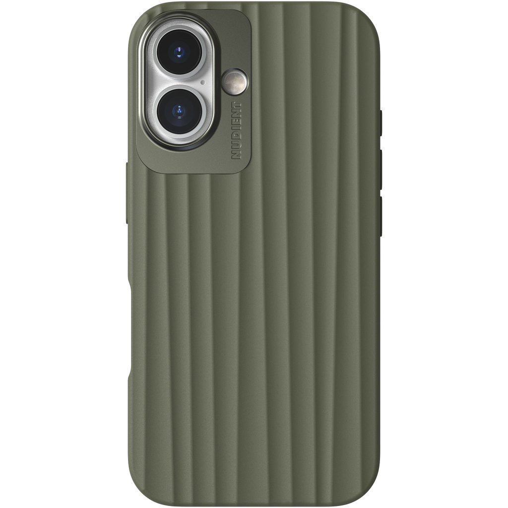 Nudient Bold MagSafe Case Apple iPhone 16 Olive Green - Afbeelding 6