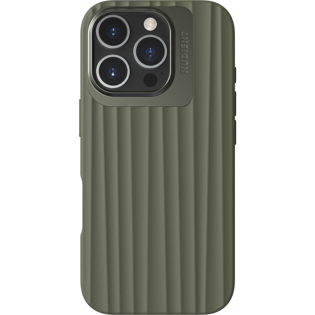 Nudient Bold MagSafe Case Apple iPhone 16 Pro Olive Green - Afbeelding 6
