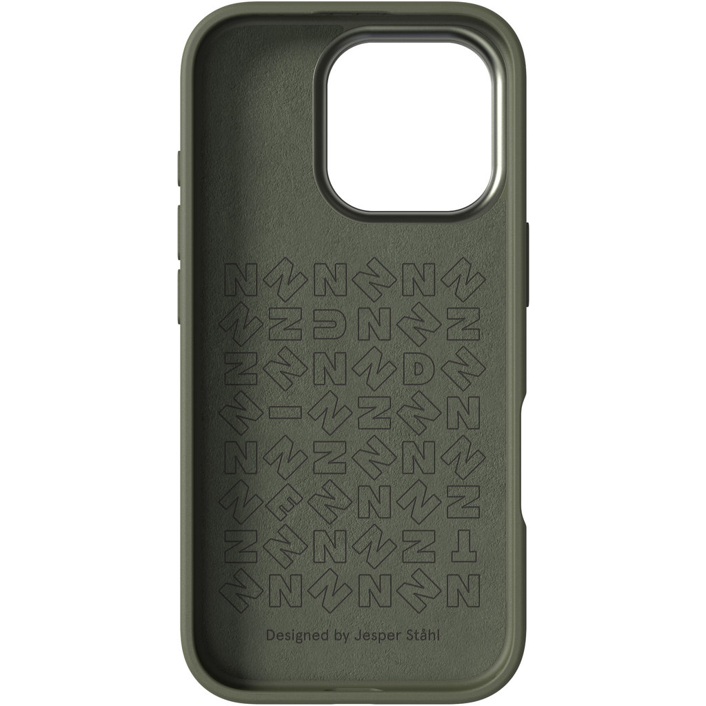 Nudient Bold MagSafe Case Apple iPhone 16 Pro Olive Green