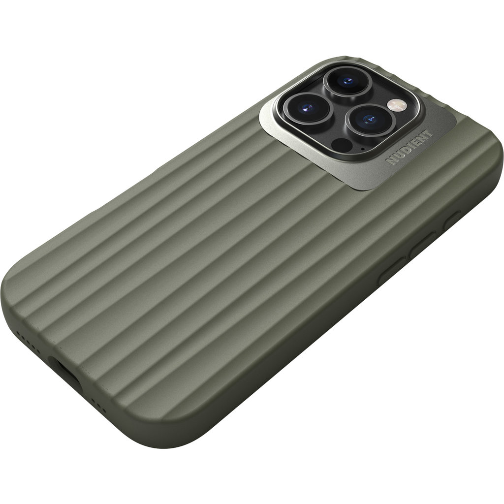 Nudient Bold MagSafe Case Apple iPhone 16 Pro Olive Green - Afbeelding 2