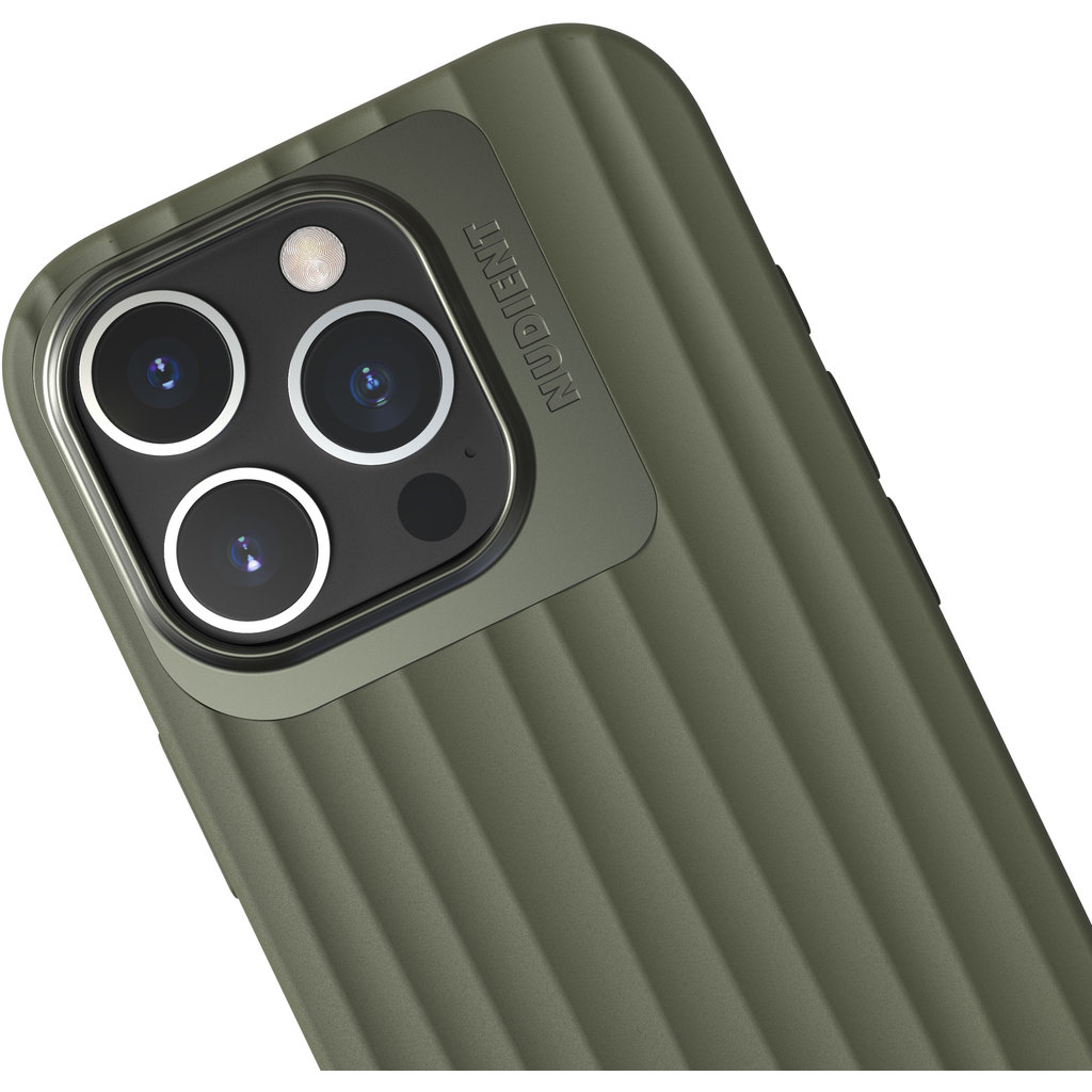 Nudient Bold MagSafe Case Apple iPhone 16 Pro Olive Green - Afbeelding 5
