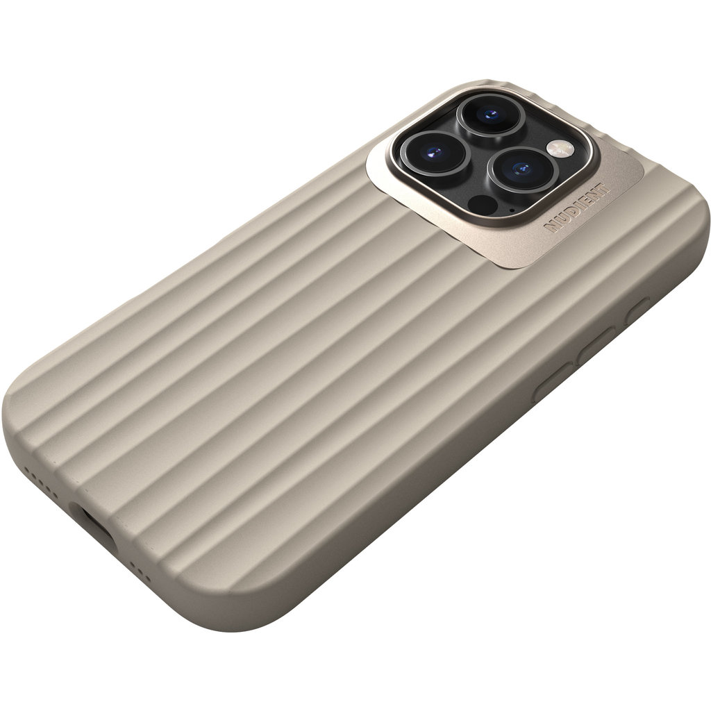 Nudient Bold MagSafe Case Apple iPhone 16 Pro Linen Beige - Afbeelding 2