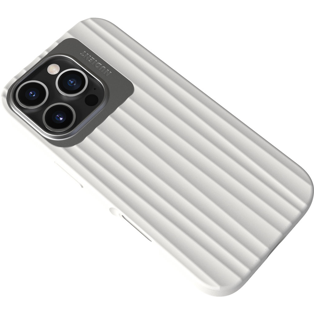 Nudient Bold MagSafe Case Apple iPhone 16 Pro Chalk White - Afbeelding 4