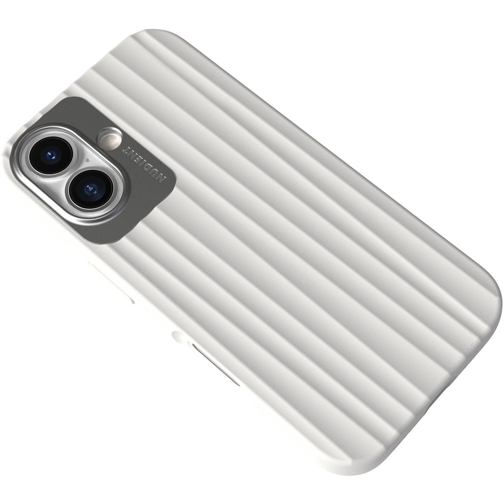 Nudient Bold MagSafe MagSafe Case Apple iPhone 16 Chalk White - Afbeelding 4