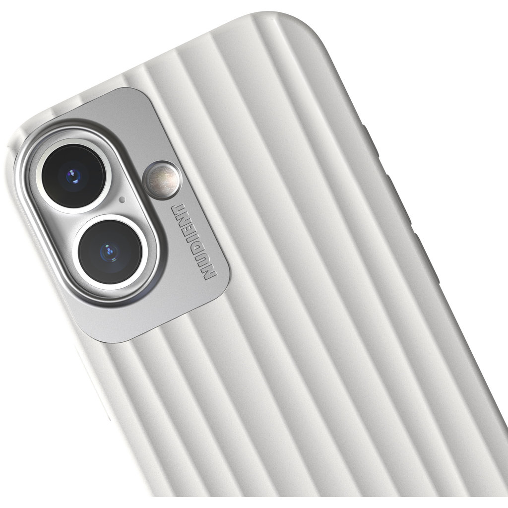 Nudient Bold MagSafe MagSafe Case Apple iPhone 16 Chalk White - Afbeelding 5