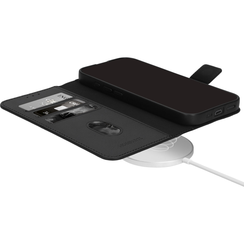 Mobiparts Classic Wallet Case Apple iPhone 16 Pro Max Black (MagSafe Compatible) - Afbeelding 3