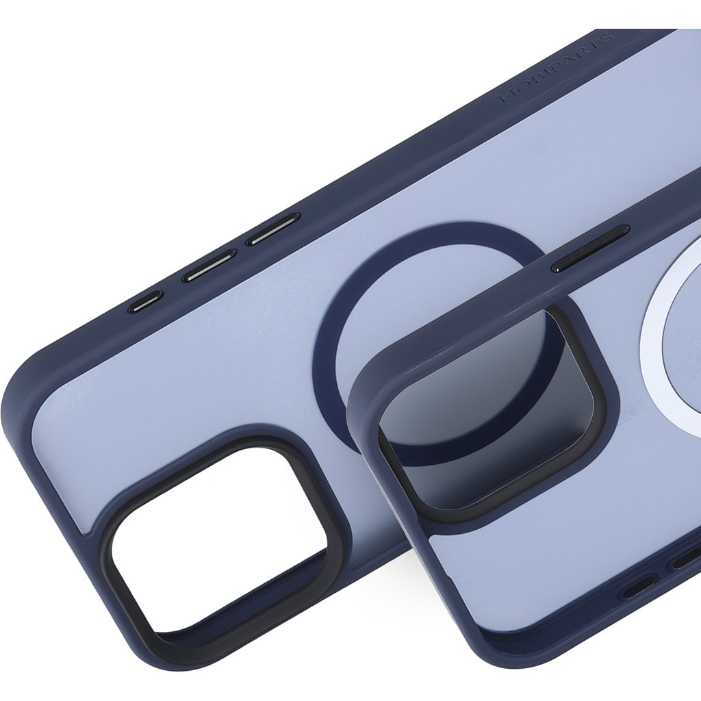 Mobiparts Hardcover Apple iPhone 16 Pro Max Satin Blue (Magsafe Compatible)