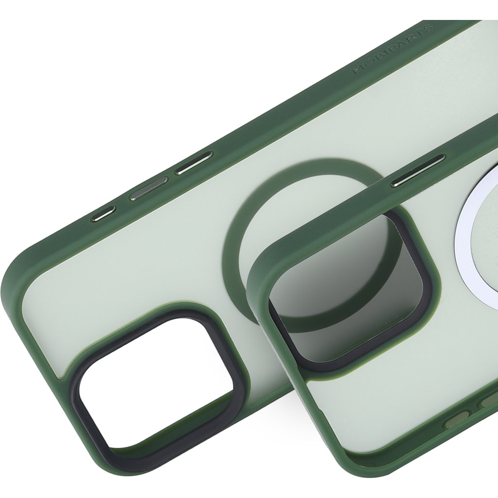 Mobiparts Hardcover Apple iPhone 16 Pro Max Satin Green (Magsafe Compatible)