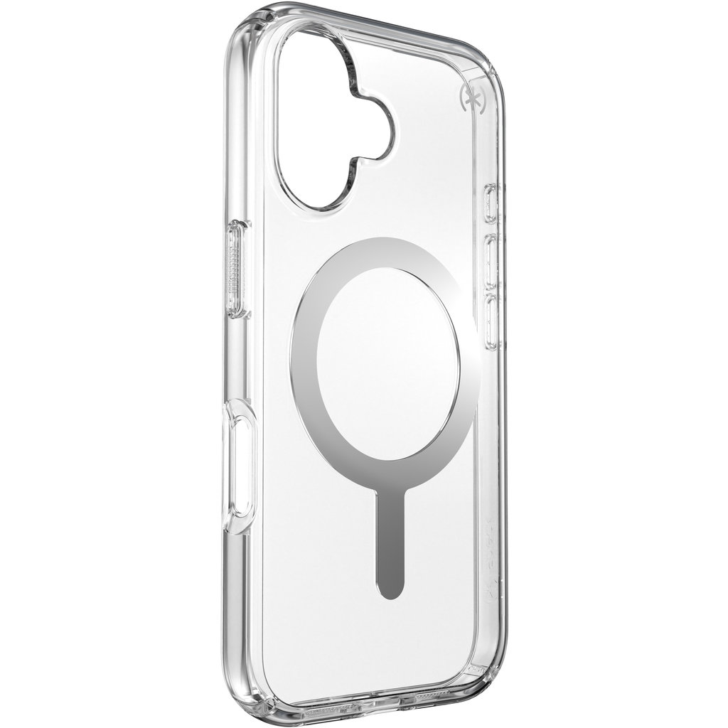 Speck Presidio Perfect Clear + MS Apple iPhone 16 Clear - with Microban - Afbeelding 2