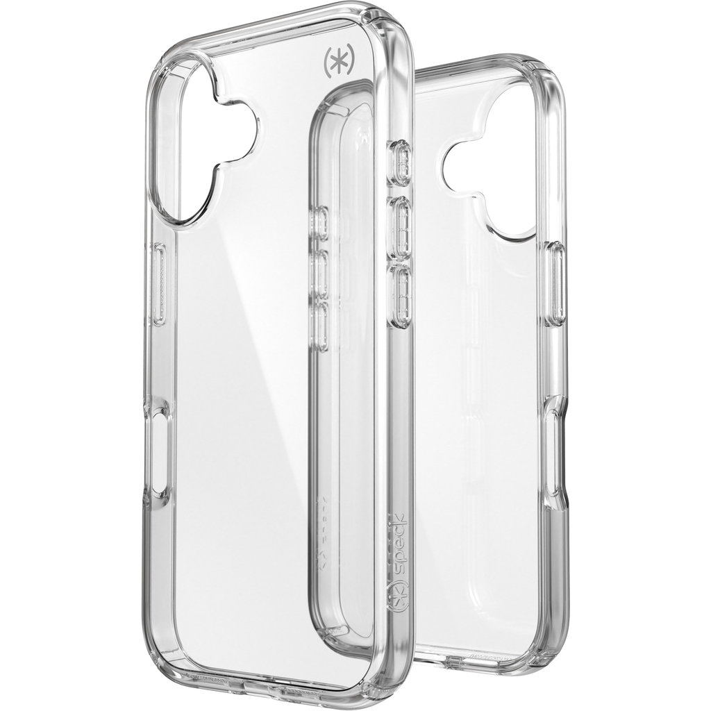 Speck Presidio Perfect Clear Apple iPhone 16 Clear - with Microban - Afbeelding 3