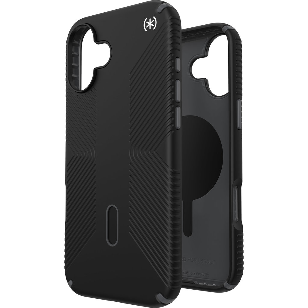 Speck Presidio2 Grip + ClickLock Apple iPhone 16 Plus Black - with Microban - Afbeelding 3