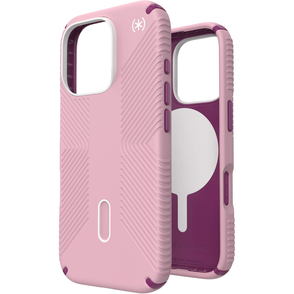 Speck Presidio2 Grip + ClickLock Apple iPhone 16 Pro Wednesday Pink - with Microban - Afbeelding 3